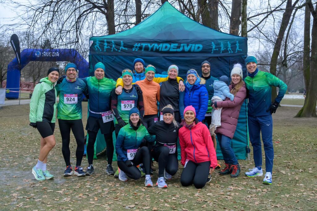 Innogy Winter Run Praha 2026 — tým #tymdejvid